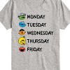 Boys' - Sesame Street - Days Of The Week Short Sleeve Graphic T-Shirt - 2 of 4