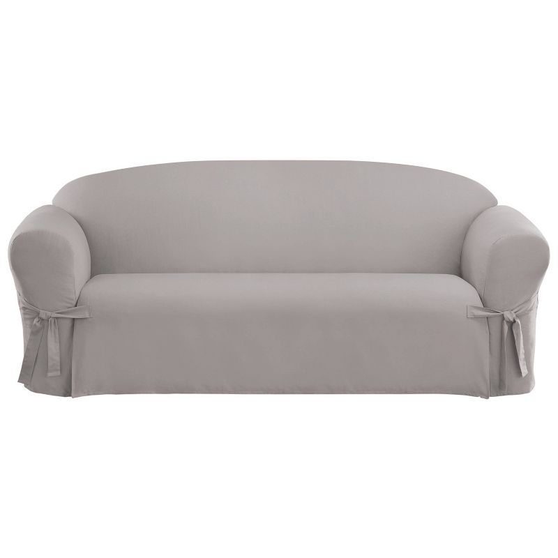 Duck Sofa Slipcover Gray - Sure Fit, 2 of 5
