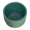 Sagebrook Home 13" Wide 2pc Swirl Polyresin Planters Green/Gold, Rust-Resistant, Indoor/Outdoor Use, Hand-Painted Finish: No Assembly - 4 of 4