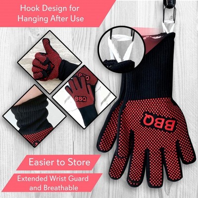 Heat Resistant Gloves For Grilling Heat-Resistant BBQ Gloves - Main Image