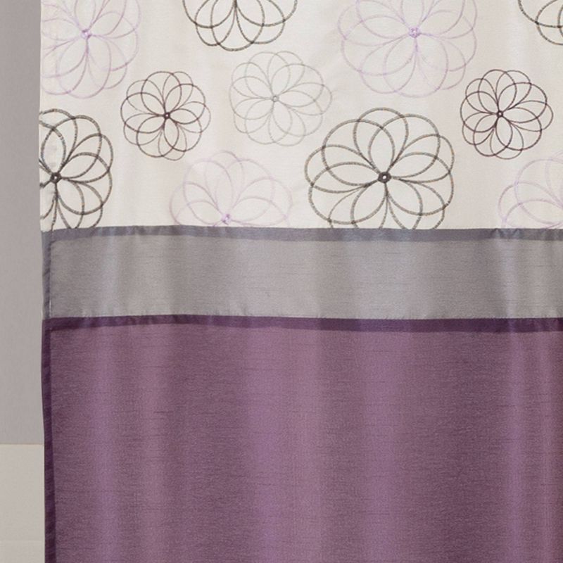Covina Shower Curtain Purple - Lush D&#233;cor, 4 of 8