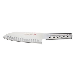 Global UKON 7 Inch Hollow Ground Santoku Knife - 1 of 3