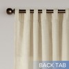 Awesome Home  Sparkle Linen Back Tab with Attached Valance Pair - 3 of 4