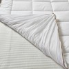 100% Cotton Fiber Mattress Pad White - Kathy Ireland - image 3 of 4