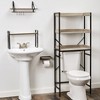 The Lakeside Collection Farmhouse Bathroom Collection - Over Toilet Tower Gray - 4 of 4