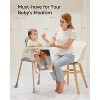 BabyBond Baby High Chair - 3 in 1 Design for  Convertible High Chair, Toddler Play Chair, Booster Seat, 5-point Harness - 2 of 4