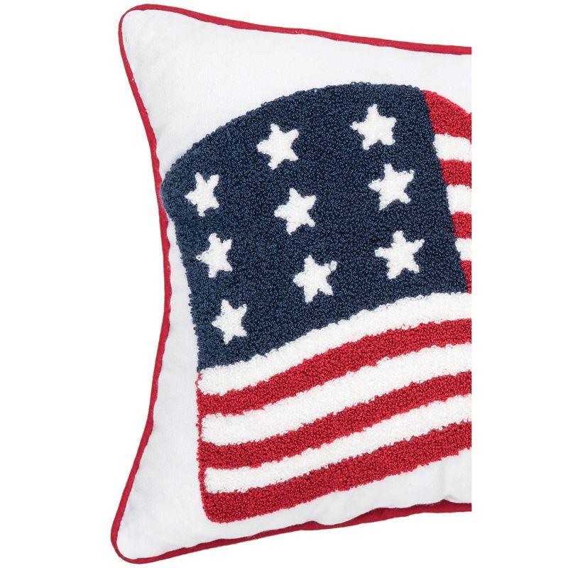 C&F Home 12" x 16" American Flag  4th of July Patriotic Rectangle Medium Throw Pillow, 2 of 4