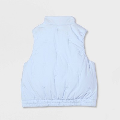 Girls' Quilted Bows Vest - Cat & Jack™ Blue L : Target
