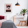 Stupell Industries Stanta Monica Palms Pink Framed Print Under Glass Art - 3 of 4