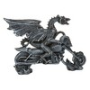 Design Toscano Biker Dragon on Skeleton Chopper Statue - 3 of 4