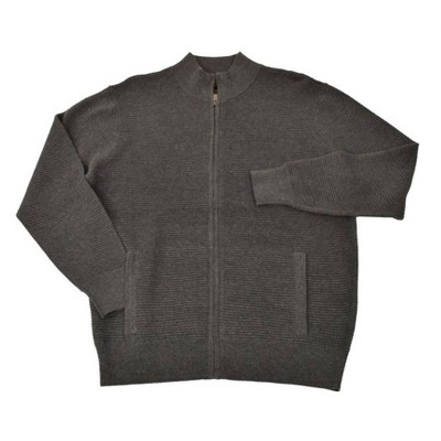 Men's 's Solid Ottoman Full Zip Mock Sweater - F/X Fusion