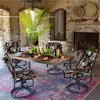 Arden 44"x20" Outdoor High Back Dining Chair Cushion - 4 of 4