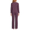 Lands' End Women's Petite Knit 2 Piece Pajama Set - Long Sleeve Top and Pants - 2 of 4