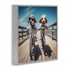 Stupell Industries Coastal Bicycle Dogs, 12" x 12" - 3 of 4