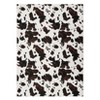 Adult Women Brown Highland Cow Print Rug for Boys Girls, Western Room Decor Carpet,Milk Cow Print Washable Decorative Rug for Living Room - 2 of 4