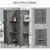 NicBex 4-Panel Room Divider Modern 5.6FT Folding Privacy Screen with Storage Shelves for Home & Office - 4 of 4