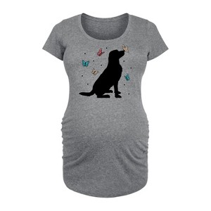 Women's - Instant Message - Dog and Butterflies - 1 of 4