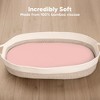 KeaBabies Bassinet Sheet for Baby Girls, Boys, 2-Pack Isla Fitted Bassinet Sheets, Bassinet Mattress Sheets - 2 of 4