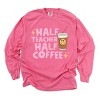 Simply Sage Market Half Teacher Half Coffee Garment Dyed Long Sleeve - 2 of 4