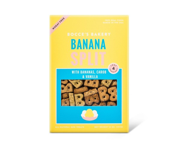 Bocce's Bakery Banana Split Dog Treats - 14oz
