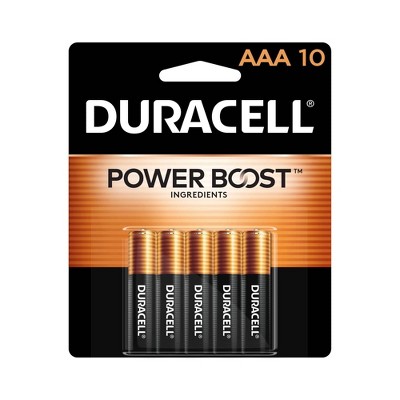 Duracell Coppertop AAA Batteries - 10 Pack Alkaline Battery