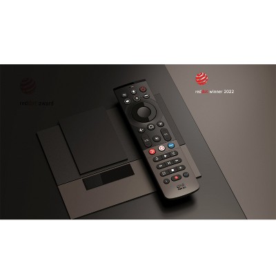 Black 8-Inch Smart Streamer Universal Remote with Backlight
