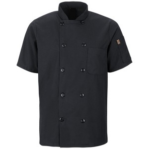 Men's Short Sleeve Chef Coat With Oilblok + Mimix - 1 of 1