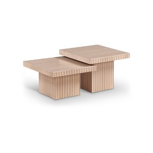 Meridian Furniture,Spencer Oak Veneer Coffee Table - 1 of 4