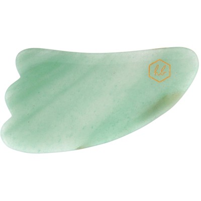 Honey Belle Jade Gua Sha, Natural Facial Lifting Tool, 1 Tool,