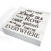 Funny Office Quote Wooden Box Sign Desk Decor Rustic Humorous Wood Block Plaque Box Sign - 2 of 4