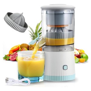 Cordless Mini Juicer – Compact Rechargeable Juicer with One-Touch Operation, Turquoise - 1 of 2