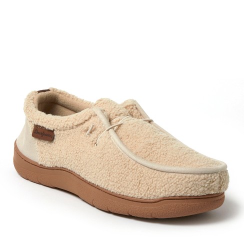 Dearfoams Men s Bennett Closed Back Chukka House Shoe Slipper Dark Oyster Size S Target