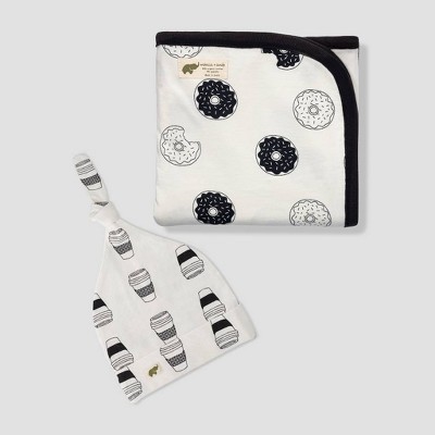 Layette by Monica + Andy Baby Blanket - Coffee + Donuts