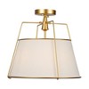 Artcraft Lighting Pullman 3 - Light Semi-Flush Mount in  Brass - 2 of 4