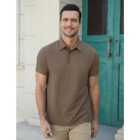 Polo Shirts for Men Short Sleeve Casual Business Sports Tennis Golf Shirts - image 1 of 4