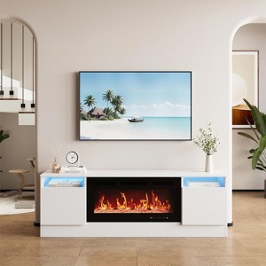 TV Stand for Living Room, Center Cabinet with Storage Place for TV Up to 75", Modern Entertainment Center with Storage Cabinet - 1 of 4