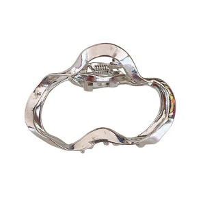 Anna-Kaci Women's Wavy Metal Hair Claw Clip with Hollow Design and Strong Grip 2.7x4.7in - 1 of 3