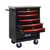 Maggift 6-Drawer RollingTool Boxes with Keyed Locking System, Ball Bearing Drawer Slides, Steel Tool Storage Box for Office, Red, 22.2"*13.6"*30.7" - 4 of 4