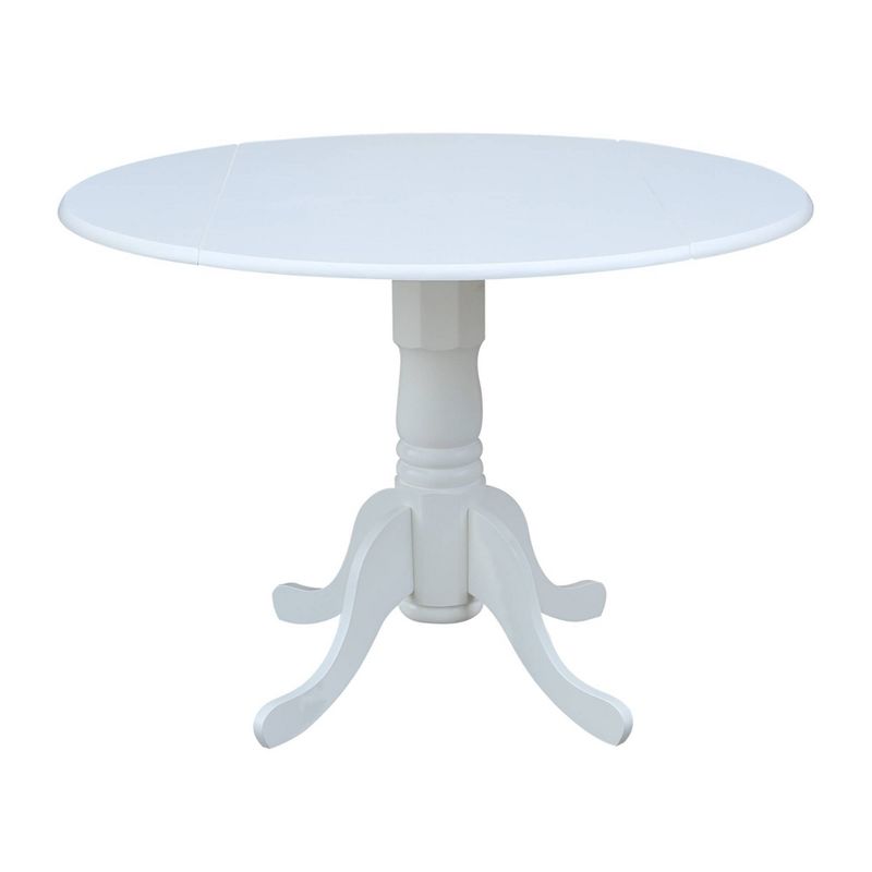 42" Mason Round Dual Drop Leaf Dining Table - International Concepts, 1 of 15