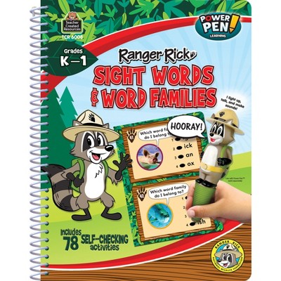 Teacher Created Resources® Ranger Rick® Power Pen® Learning Book: Sight Words & Word Families