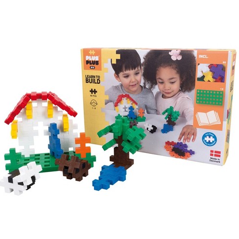 PLUS PLUS Big - Learn to Build Big Basic Color Mix, 60 Piece - Construction  Building Stem/Steam Toy, Interlocking Large Puzzle Blocks for Toddlers and