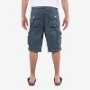 X RAY Men's Belted 12.5" Inseam Knee Length Cargo Shorts (plus size shorts in available) - 2 of 4
