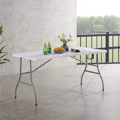 Home Imports Emporium Foldable Table Plastic Table Portable Table for Outdoor Camping Picnic Party