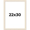 PosterPalooza | 22x30 Wide Barnwood Picture Frame, UV Acrylic, 6 Finishes - Grey, Brown, White, and Black - 2 of 4