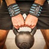 WOD Nation Wrist Wraps & Straps for Gym & Weightlifting (18 inch), Gym Wrist Straps Support for Women & Men - LT Blue - 4 of 4