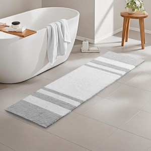 FONTOI Bathroom Rugs Bath Mat Rug Home Decor Carpet Shower Mat Home Decor for Bathtub Side Indoor Shower Room Bathroom, Grey, 72"*24"*0.5" - 1 of 4