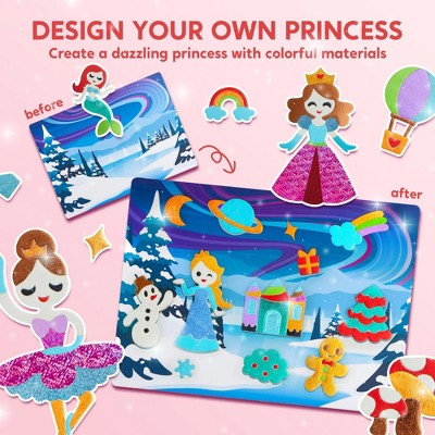 Joyfy Unicorn and Castle Foil Art Kit for Kids