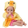 Adora Baby Bath Toy Ducky, 13 inch Bath Time Doll with QuickDri Body - 3 of 4