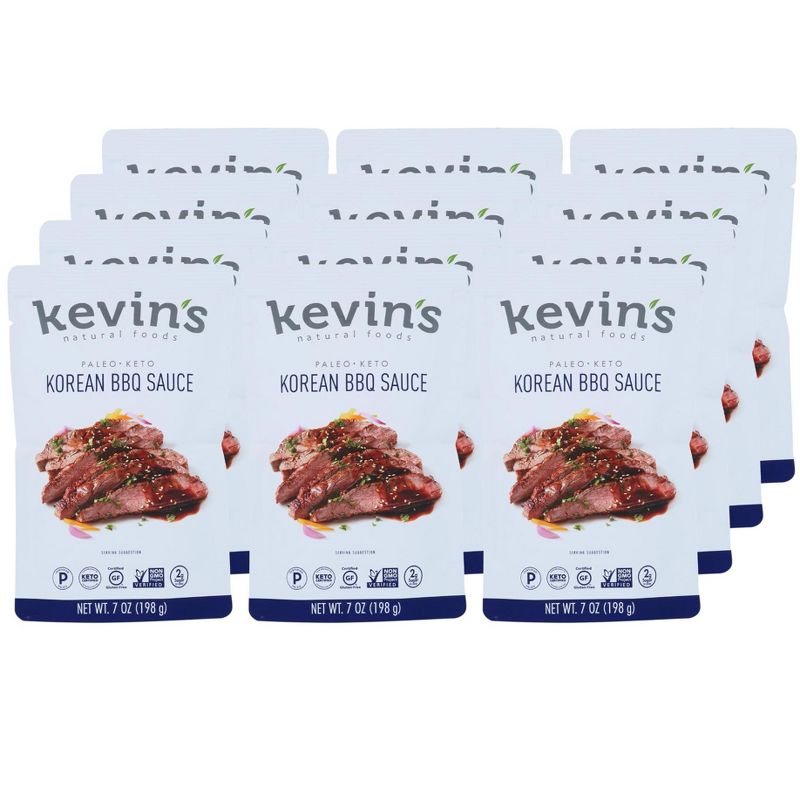 Kevin's Natural Foods Korean BBQ Sauce - Case of 12/7 oz, 1 of 8
