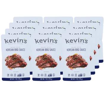 Kevin's Natural Foods Korean BBQ Sauce - Case of 12/7 oz